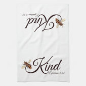 ビーの親切 キッチンタオル (縦)