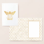 ビーの親切 |優しい |ゴールドフォイル華美ビー 箔カード (ディスプレー)