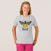 ビーの親切 |優しい | 華美 Bee Tシャツ (正面フル)