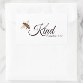 ビーの親切 長方形シール (バッグ)