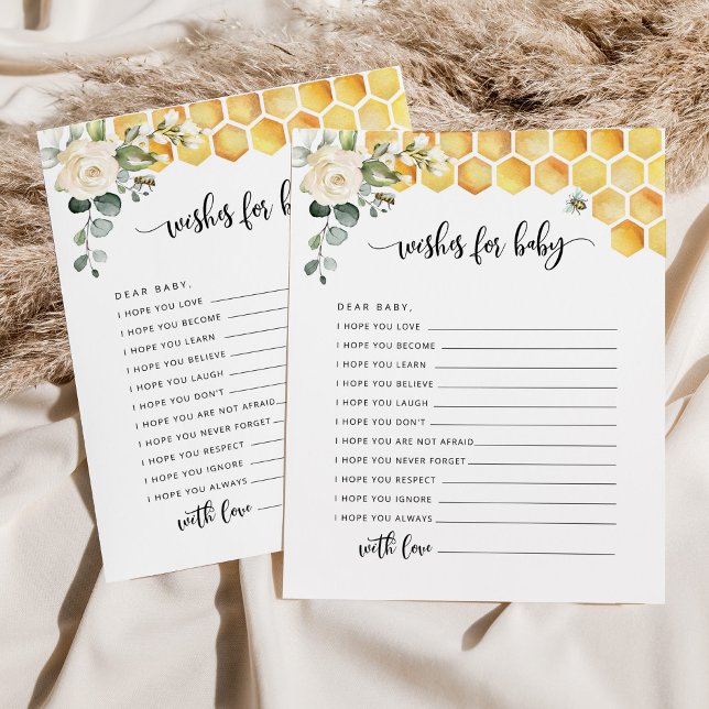 ビーはベビーカードを願う。甘い小さなハチの願い (クリエイターアップロード済み)
