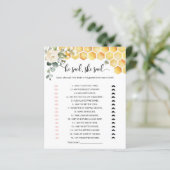 ビーは彼女はブライダルシャワーゲームと言った (スタンド正面)