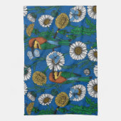 ビーは青で食べる キッチンタオル (縦)