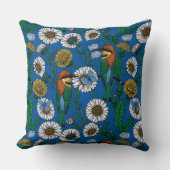 ビーは青で食べる クッション (正面)