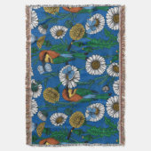 ビーは青で食べる スローブランケット (正面縦)