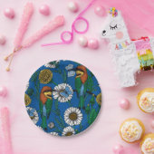 ビーは青で食べる ペーパープレート (パーティー)