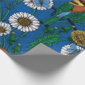 ビーは青で食べる ラッピングペーパー (角)