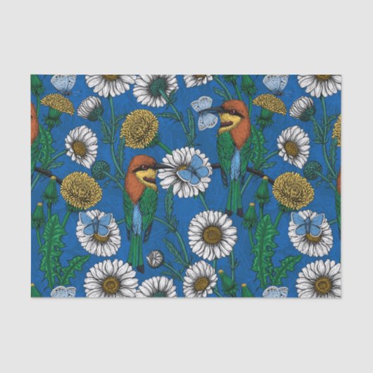 ビーは青で食べる 薄葉紙 (正面)