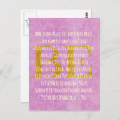 ビーやる気を起こさせるユー引用文 ポストカード (正面/裏面)