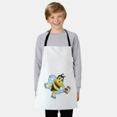 ビーアイスホッケーアイスホッケースティック エプロン (着用した状態)