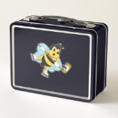 ビーアイスホッケーアイスホッケースティック メタルランチボックス (裏面)