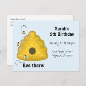 ビーアウパーティの招待状 インビテーションポストカード