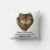 ビーアウルフおもしろい引用文ウォーターカラーアート クッション (正面)