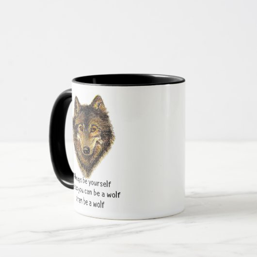 ビーアウルフおもしろい感動的引用文 マグカップ (正面左)
