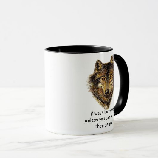 ビーアウルフおもしろい感動的引用文 マグカップ (正面右)