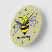 ビーアクリルの壁掛け時計 ラウンド壁時計 (傾斜)