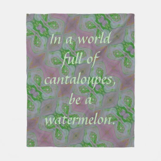 ビーアスイカフリースブランケット フリースブランケット (正面)