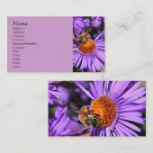 ビーアスターフラワー自然写真 名刺 (正面/裏面)