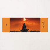 ビーアットピース名前をカスタムする&フォトヨガマット ヨガマット (裏面(横))