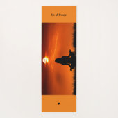 ビーアットピース名前をカスタムする&フォトヨガマット ヨガマット (裏面)