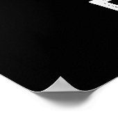 ビーアットピーチおもしろいルフルーツプンダークBG ポスター (角)