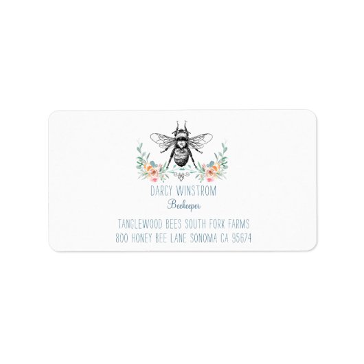 ビーアピールビーキーパービジネス差出人住所 ラベル (正面)