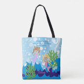 ビーアマーメイドビーチバッグ トートバッグ (裏面)