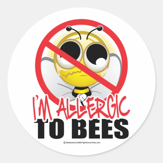 ビーアレルギー ラウンドシール (正面)