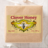 ビーアンドクローバーゴールデンハニージャー ラベル (インサイチュ)