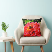 ビーアンドコーラル《植物》百日草 クッション (椅子)