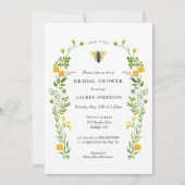 ビーアンドワイルドフラワーブライダルシャワー 案内状 (正面)