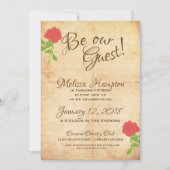 ビーアーゲストフェアリータール誕生日招待状 招待状 (正面)