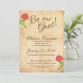 ビーアーゲストフェアリータール誕生日招待状 招待状 (スタンド正面)