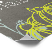 ビーアーユニークトプリント ポスター (角)