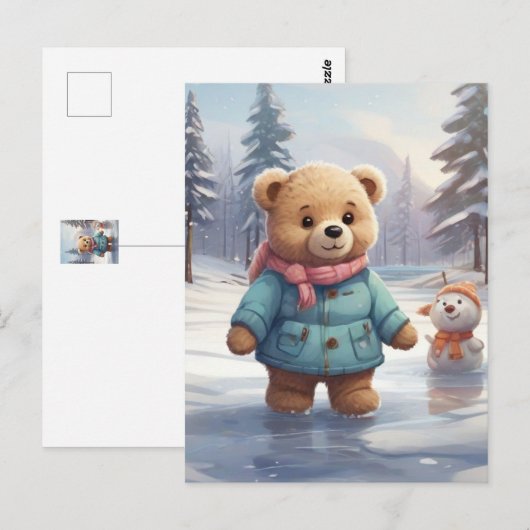 ビーア ベア ポストカード (正面/裏面)