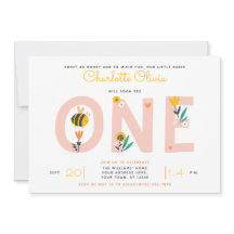 ビーイエロー&ピンクフローラワンベビー1歳