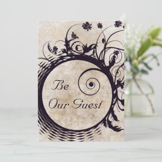 ビーウアーゲスト結婚式招待状 招待状 (スタンド正面)