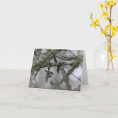 ビーウィックのウォレンとモス空白のノートカード カード (黄色い花)