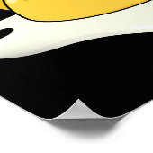 ビーエッグセおもしろいント卵プンダークBG ポスター (角)