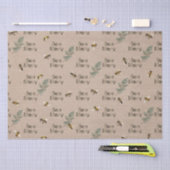 ビーエバーメリーグリーンクラフトホリデークリスマス 薄葉紙 (クラフト)