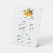 ビーエレガントチ付きミツバチ 台座サイン (正面)