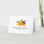 ビーエレガントチ入りミツバチの巣箱 カード (正面)