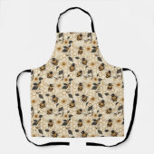 ビーエレガントチ及びハニカムパターン エプロン (正面)