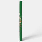 ビーエレガント&ひまわり花と名前をカスタムする SAMSUNG GALAXYケース (左側面)