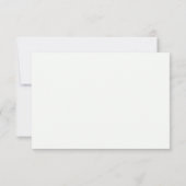 ビーエレガント&フローラウェディングRSVPカード 出欠カード (裏面)