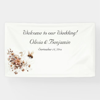 ビーエレガント&フローラ結婚のバナー 横断幕