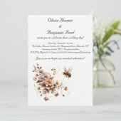 ビーエレガント&フローラ結婚式招待状 招待状 (スタンド正面)