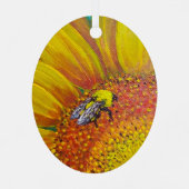 ビーオンアサンフラワーオーナメント メタルオーナメント (裏面)