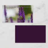 ビーオンカスケードラベンダーフラワー 名刺 (正面/裏面)