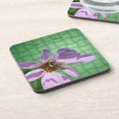 ビーオンコスモスフラワーアート自然コースターセット コースター (左側)